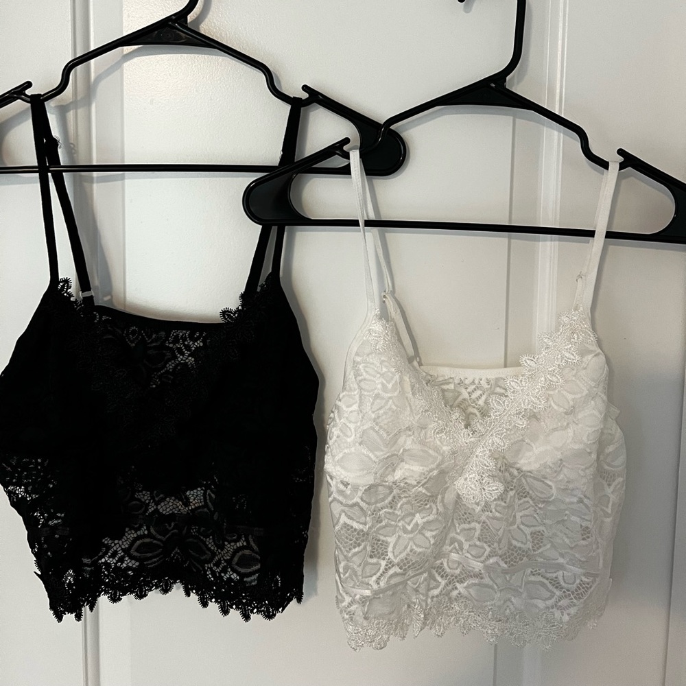 Black and white bralettes Amazon Branch size M/L